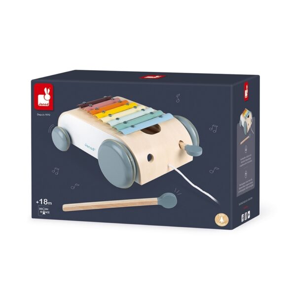 Janod Количка со ксилофон - Sweet Cocoon