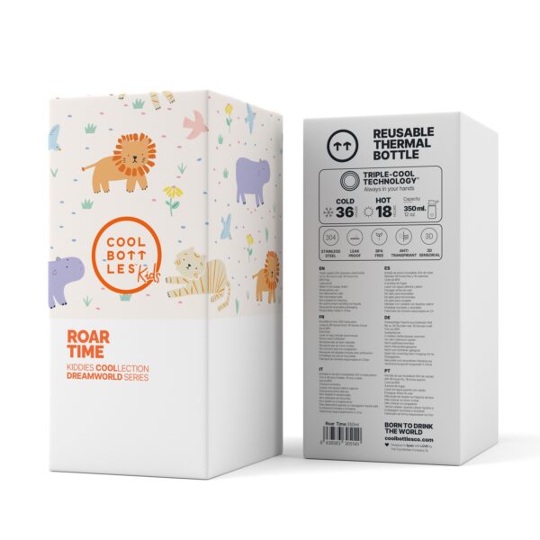 CBKD35RT-3 The Kiddie Bottle – Roar Time 350ml