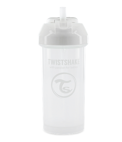 straw-cup-white Twistshake Чашка со сламка 6+m 360ml
