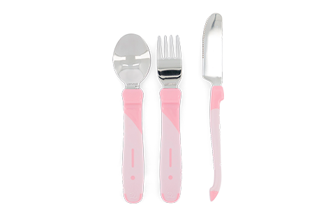 Twistshake Прибор за јадење од нерѓосувачки челик за 12м+