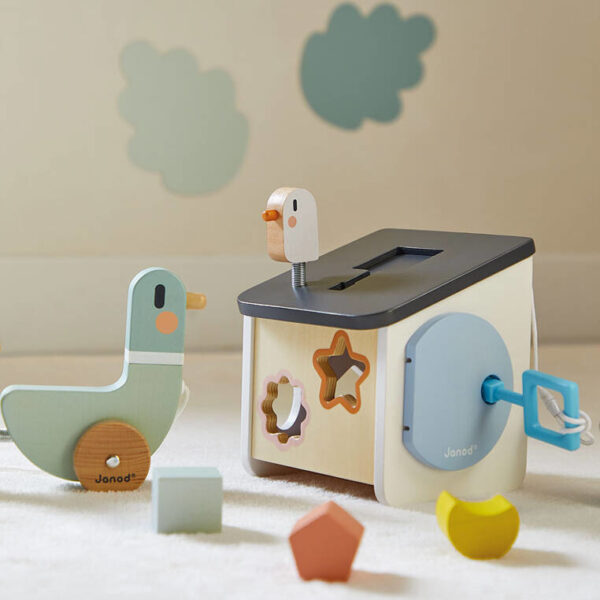 Сортирач за форми куќичка за птици - Sweet Cocoon