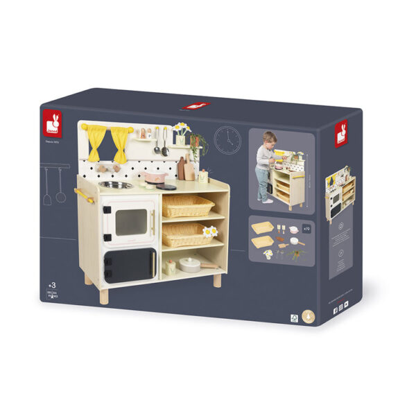 Janod голема дрвена кујна со додатоци